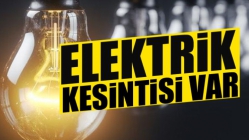 Dikkat Elektrik Kesintisi Var