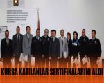 Diksiyon Kursuna Katılan Personel Sertifikalarını Aldı