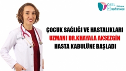 Dr.Khayala Aksezgin Hasta Kabulüne Başladı