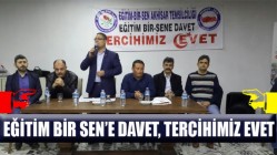 Eğitim Bir Sen’e Davet, Tercihimiz Evet