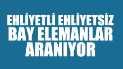 Ehliyetli Ehliyetsiz Bay Elemanlar Aranıyor