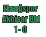 Elazığspor:1 - Akhisar Bld: 0