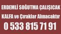 Erdemli Soğutma Çalışıcak Elemanlar Alınacaktır