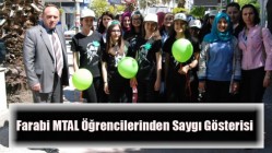 Farabi MTAL Öğrencilerinden Saygı Gösterisi