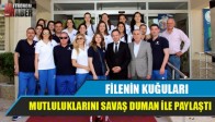 FİLENİN KUĞULARI MUTLULUKLARINI SAVAŞ DUMAN İLE PAYLAŞTI