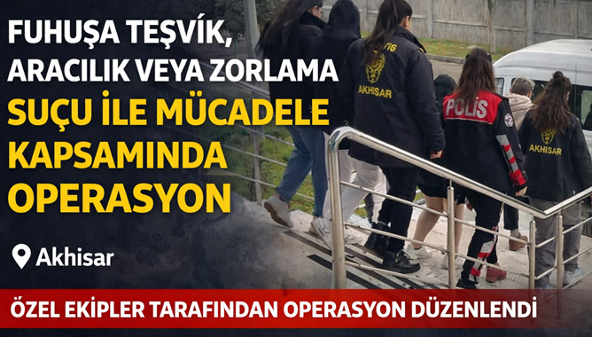 Fuhuşa Teşvik, Kapsamında Operasyon 3 kişi Tutuklandı