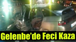 Gelenbe’de Feci Kaza 1 Kişi Yaralandı