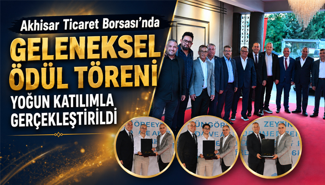 Geleneksel Ödül Töreni Yoğun Katılımla Gerçekleştirildi