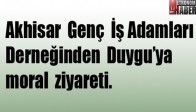 Genç İş Adamları Derneğinden Anlamlı Ziyaret