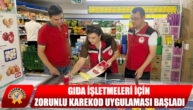 Gıda İşletmeleri İçin Zorunlu Karekod Uygulaması Başladı