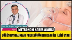 Göğüs Hastalıkları Profesöründen Koah İle İlgili Uyarı