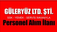 Güleryüz Ltd. Şti. Personel Alımı Yapacaktır