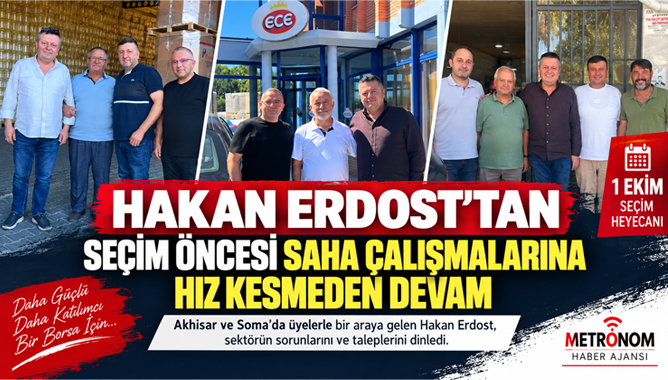 Hakan Erdost’tan Seçim Öncesi Saha Çalışmalarına Hız Kesmeden Devam