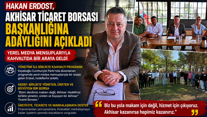 Hakan Erdost, Yerel Medya Mensuplarıyla Bir Araya Geldi