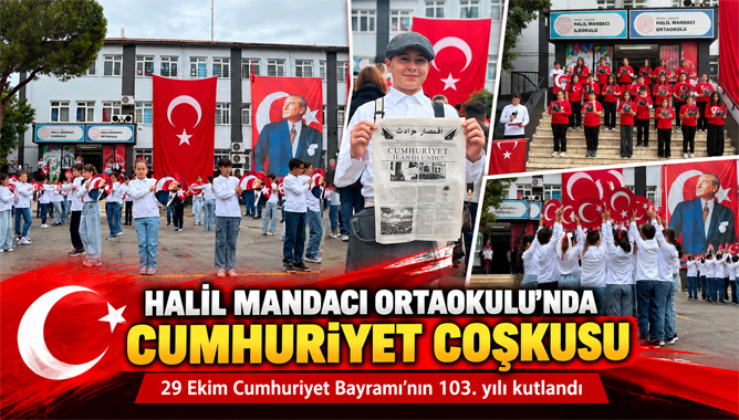 Halil Mandacı Ortaokulu’nda Cumhuriyet Bayramı Coşkusu