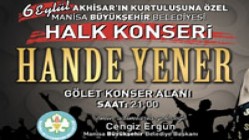 Hande Yener, Akhisar'da sahne alacak