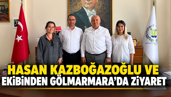 Hasan Kazboğazoğlu Ve Ekibinden Gölmarmara’da Ziyaret