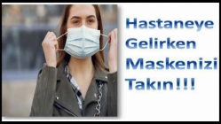 Hastaneye Gelirken Maskeni Tak