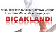 Hırsızlara müdahale etti bıçaklandı