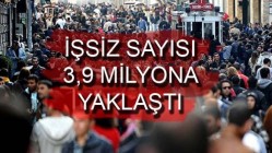 İşsiz Sayısı 3,9 Milyona Yaklaştı