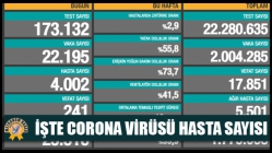 İşte Corona Virüsü Hasta Sayısı