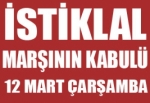 İstiklal Maşı'nın Kabulü,Mehmet Akif Ersoy'u Anma