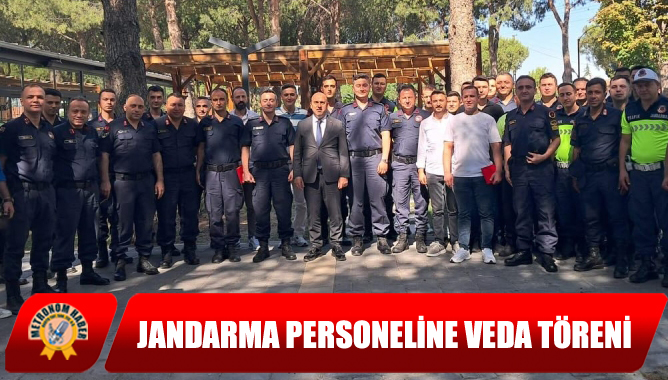 Jandarma Personeline Veda Töreni