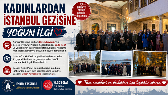 Kadınlardan İstanbul Gezisine Yoğun İlgi