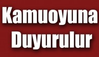 Kamuoyuna Duyurulur