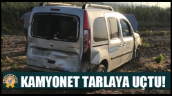 Kamyonet Tarlaya Uçtu