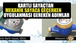 Kartlı Sayaçtan Mekanik Sayaca Geçerken Uygulanması Gereken Adımlar