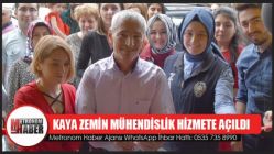 Kaya Zemin Mühendislik hizmete açıldı