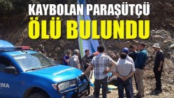 Kaybolan Paraşütçü Ölü Bulundu