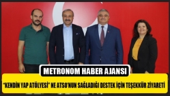 “Kendin Yap Atölyesi” Ne Atso’nun Sağladığı Destek İçin Teşekkür Ziyareti