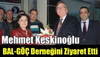 Mehmet Keskinoğlu, BAL-GÖÇ Derneğini Ziyaret Etti