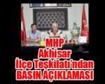 MHP İlçe Teşkilatından Şehitlerimiz İçin Basın Açıklaması !