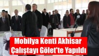 Mobilya Kenti Akhisar Çalıştayı Gölet'te Yapıldı