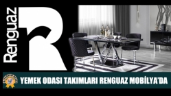 Modernliği ve uyumu bir arada sunan yemek odası takımları Renguaz Mobilya’da