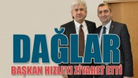 Mustafa Dağlar, Belediye Başkanı Salih Hızlı’yı Ziyaret Etti
