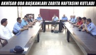 Oda Başkanları Zabıta Haftasını Kutladı