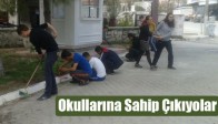 Öğrenciler Okuluna Sahip Çıkıyor