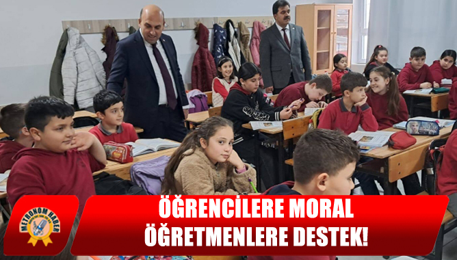 Öğrencilere Moral, Öğretmenlere Destek!