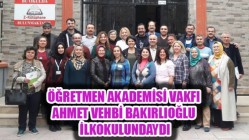 Öğretmen Akademisi Vakfı Ahmet Vehbi Bakırlıoğlu İlkokulundaydı