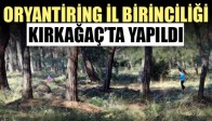 Oryantiring İl Birinciliği Yarışması Kırkağaç’da Gerçekleştirildi