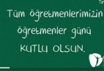 Özel Akhisar Hastanesi öğretmenleri unutmadı.