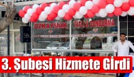 Özkaymak Tatlı ve Dondurma 3. Şubesi Hizmete Girdi