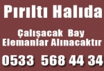 Pırıltı halıda Çalışacak Bay Elemanlar Alınacaktır
