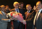 Saadet Partisi Genel Başkanını Karşıladı