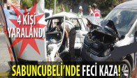 Sabuncubeli'nde Trafik Kazası! 4 Yaralı