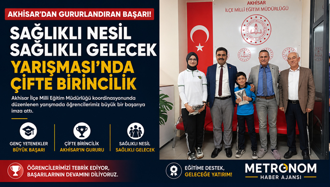"Sağlıklı Nesil Sağlıklı Gelecek" Yarışması'nda Çifte Birincilik